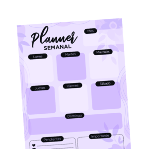 Planner semanal Putup