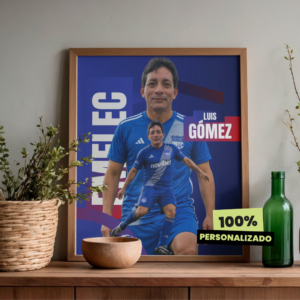 Portarretrato jugador personalizado