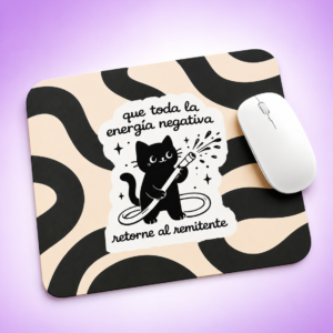 Mousepad Gato negro